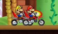 Course de moto cross Mario